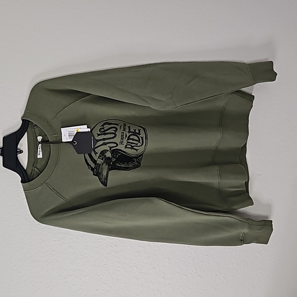 Heroes Motors Motorcycle Sweatshirt. Size Med. Unisex - Picture 2 of 11